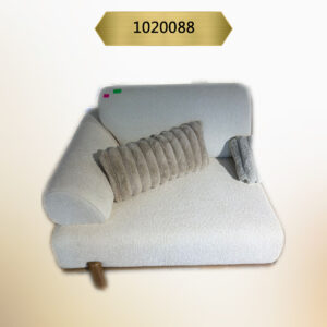 Kavk F088 -Sofa Cartier – Large Size Single – Right Side -Fabric Armrest – White Fabric