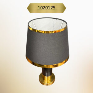 Kavk F125 -Table Lamp – Black – With Golden Ring – Slim Body  Factory Code 526 Black