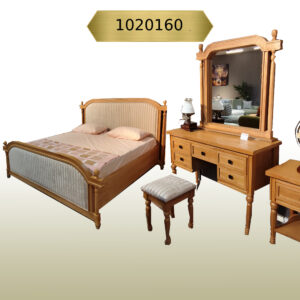 Kavk F160 Bed King Size- Kaji  Full Bed Set 180 cm Width